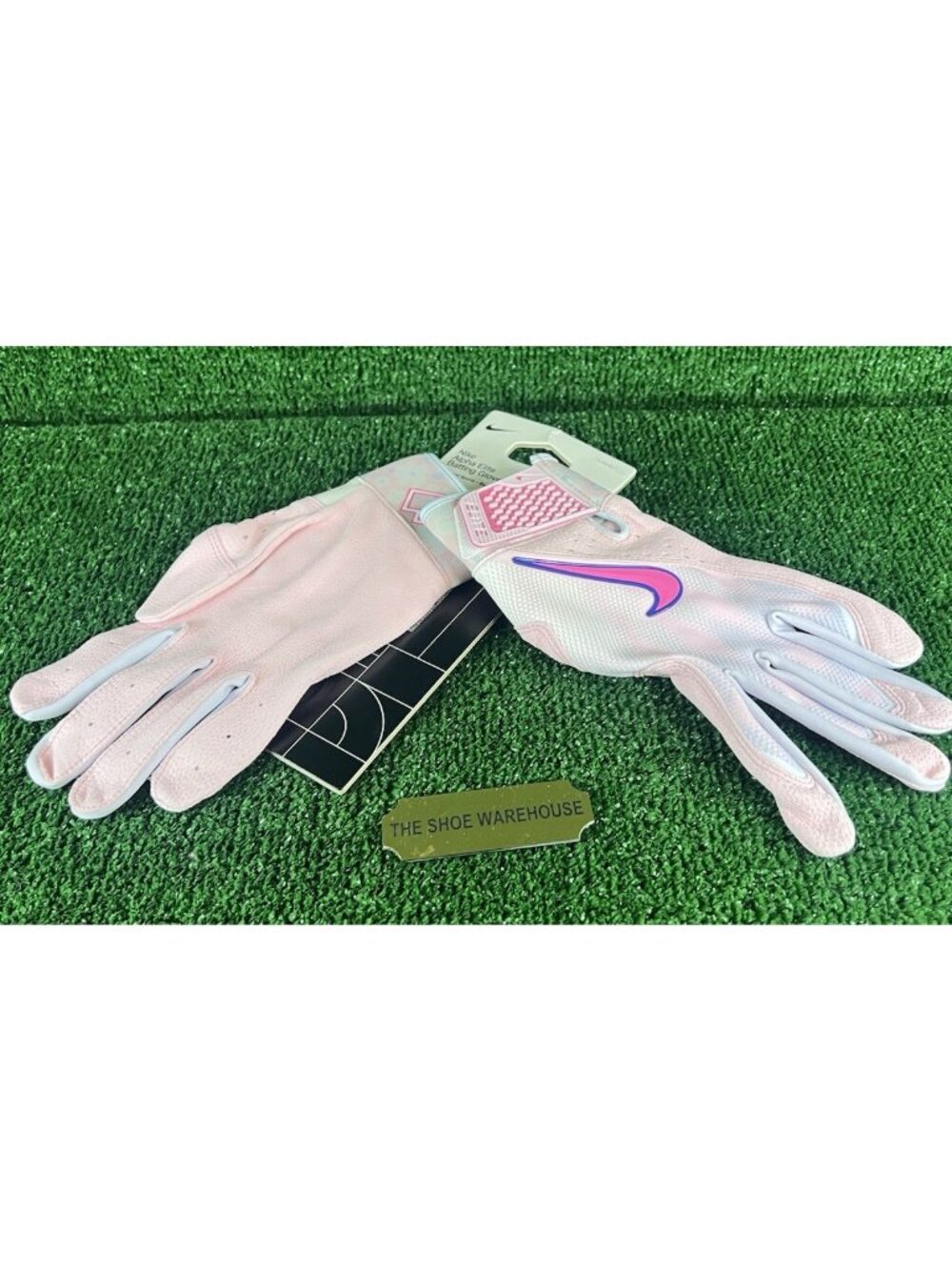Men Nike Alpha Elite Mother’s Baseball Batting Gloves MLB Pink II5449-607 Size L